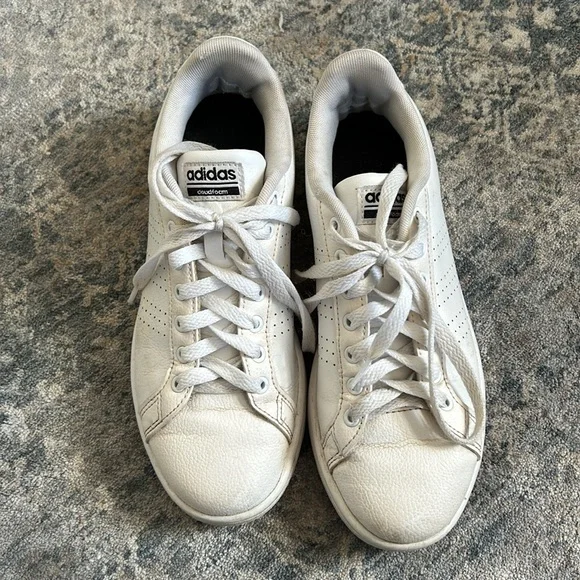 Adidas Cloudfoam White Sneakers - Picture 5 of 7